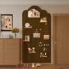 Solid wood hole board custom entry entrance wall rack hanging board accessories partition wall hanging clothes rack storage layer