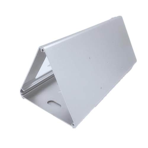 CNC精密异型材散热器外壳阳极氧化铝合金外壳挤压加工来图来样 - 图2