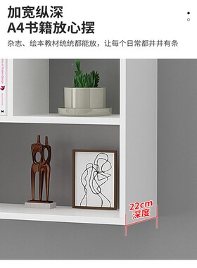 书架墙上置物架免打孔壁挂隔板墙壁墙面装饰简约卧室床头收纳壁柜