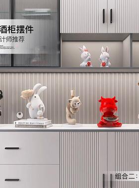 轻奢时尚客厅酒柜家居装饰品现代简约电视柜玄关桌面摆件生日礼物