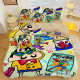 Crayon Shin-shiba dormitory three-piece set cartoon student single quilt cover bed sheet dormitory cartoon bedding four-piece set