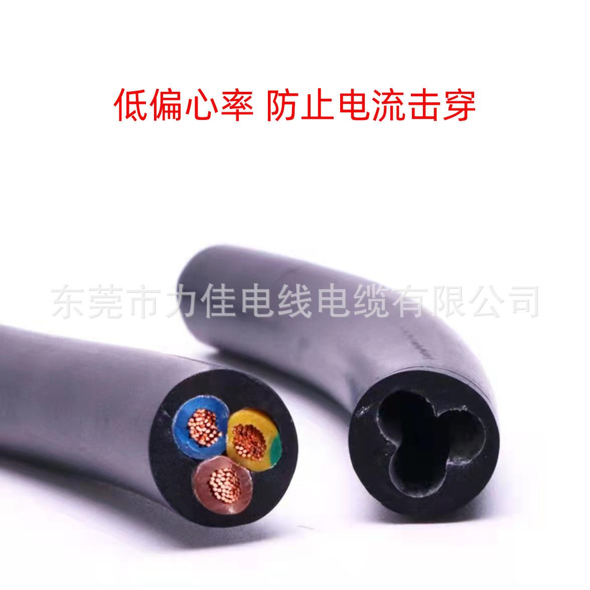 纯铜RVV2 3 4 5芯*0.3/0.5/0.75/1.0平方PVC软护套电源线电线电缆 - 图2