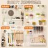 Desktop hole plate storage rack without punching vertical clip-type desk storage accessories office desk work station bezel