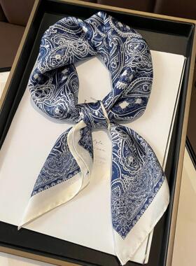Square scarf 70cm satin square scarf silk 方巾70缎面方巾丝绸