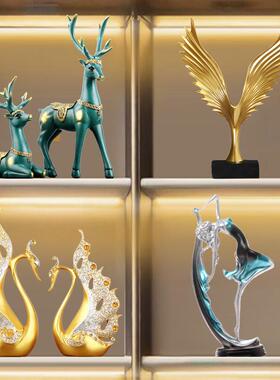 高档2024新饰款关高档厅酒柜摆件现代轻奢玄家居创客意办公室装品