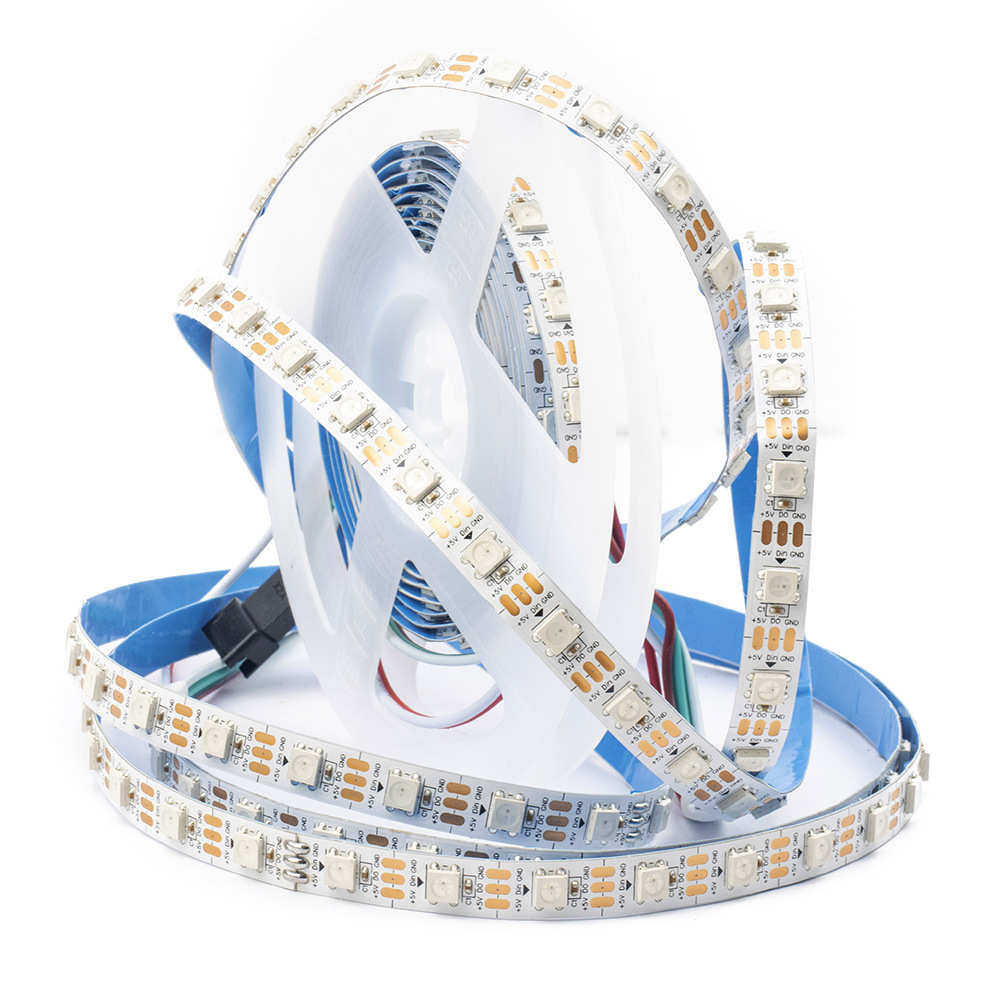 ws2812b灯带led灯条一灯一剪60灯5V幻彩超亮工程5050RGB可编程IC,淘宝优惠券,粉丝福利购,淘宝优惠卷