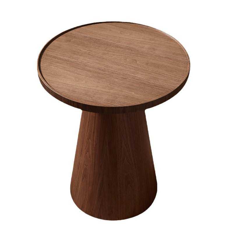 北欧轻奢实木小圆桌简约黑色奶茶店咖啡桌洽谈桌休闲茶桌家用茶几,淘宝优惠券,粉丝福利购,淘宝优惠卷