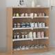 Door shoe cabinet fault storage and finishing shelf wardrobe partition layer without punching cabinet compartment storage rack