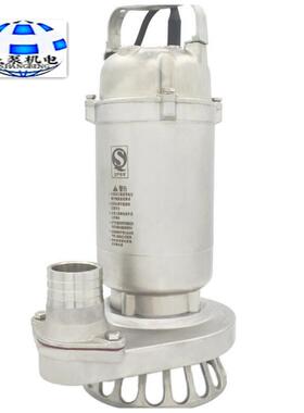 上泵锈钢潜水泵30不4耐腐蚀耐酸碱小型OTH220v38v0抽化水工污泵