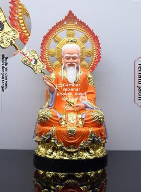 包邮树脂神像背光三清祖师太上老君像元始天尊家用工艺品桌面摆件