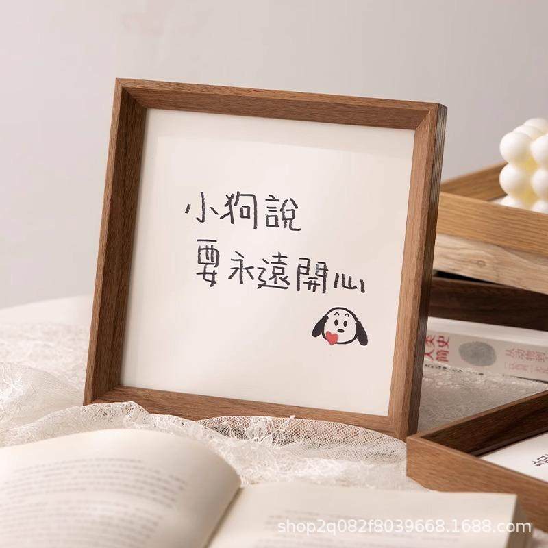 高级感创意正方形小相框摆台挂墙装裱油画棒儿童画框定制打印照片,淘宝优惠券,粉丝福利购,淘宝优惠卷
