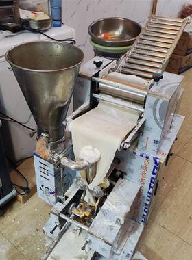 商用大型全自动水饺机180型仿手工水饺机创业早餐店小型水饺机