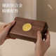 Fanhan Solid Wood Jewelry Storage Box Wedding Gifts for Bride Best Friends Engagement Three-Metal Hardware Gift Box Pack