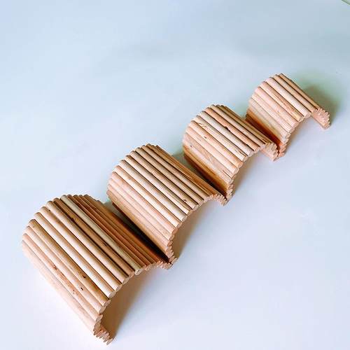 仓鼠玩具啃咬玩具躲藏玩具躲藏洞穴攀爬玩具秋千 拱桥玩具 鸟玩具 - 图2