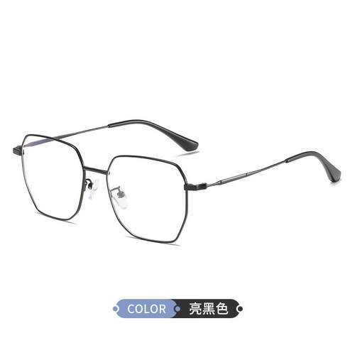 正品眼镜近视女网红款防辐蓝光可圆配有度射数版潮复韩古大框眼睛 - 图2