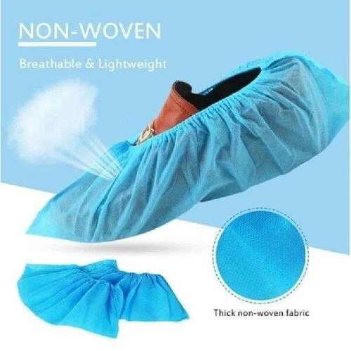 100pcs Non-woven Fabrics Disposable Shoe Covers Boot Covers - 图1