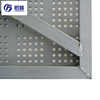 Construction site construction safety protection climbing net steel plate anti-fall punching hole net rice-shaped galvanized plate climbing net