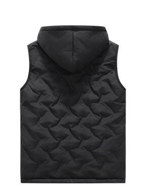 Q 44511 Men's Hooded Fleece Vest 羊羔绒马甲