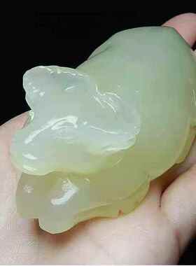 厂家种种蚕丝冰蚕丝 冰龙批发白菜手把批发龟手把貔貅件玉件玉