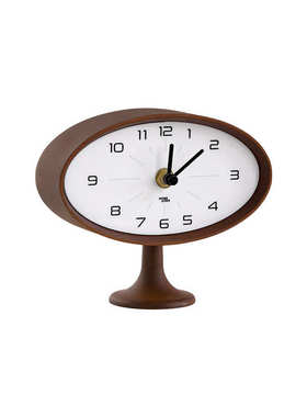 钟卧室装奢家居摆件桌面橄榄实木台式复古轻玄关客厅新款