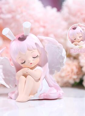 治愈系摆件少女心可爱搪胶创意家居办公桌面安娜天使生日礼物新款