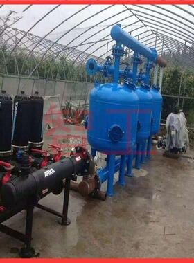 新疆浇地过滤器 农业节水灌溉河水地下水泵前全自动反冲洗过滤器