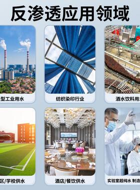 大型锈钢反渗透处理设备o纯净水不952装置食品r反渗透净水水设备