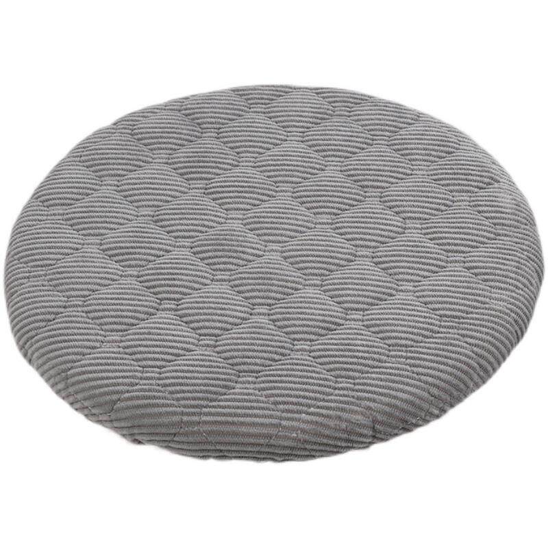 圆登櫈子套罩圆凳四季通用园圆形座套坐垫保护软饭店餐厅时尚条绒