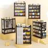Household hole board shelves floor-standing storage racks multi-layer balcony warehouse debris storage shelves commercial supermarket display