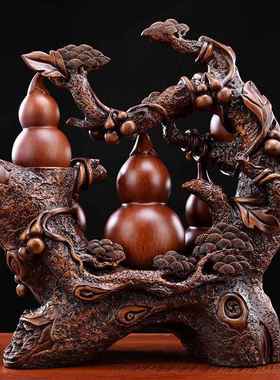 五福临门葫芦摆件玄关入户进门鞋柜客厅装饰新房搬家乔迁新居礼品