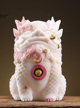 大号可貔爱貅存钱罐只不出超大容量进大储蓄罐创感意松弛塑猛实力