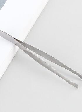 Manufacturer's in-stock straight-slanted eyebrow tweezers, h