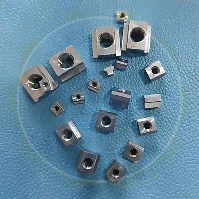 不锈钢DIN508 M4 M5 M6 M8 M10 M12 M16 T型槽工作台滑块A2钢螺母 - 图2