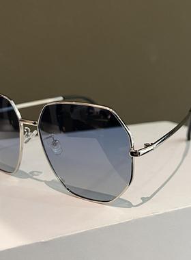 多边形太阳镜紫外线金属太阳眼镜