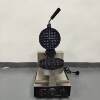 Commercial Round Electric Waffle Oven Up and Down Flip Single Head Waffle Maker Global Plug Baking Breakfast Waffle Maker