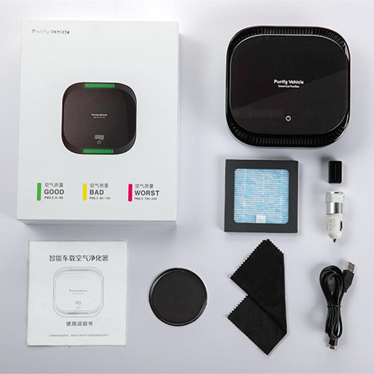智能车载空气净化器 汽车用空气净化器小型净化机  厂家直销批发 - 图3