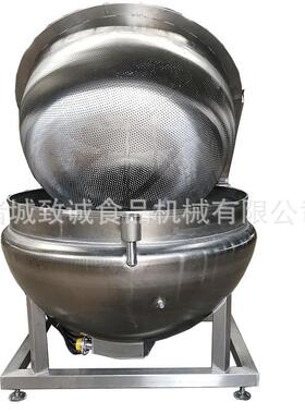 致诚供应大型油炸设备 液压动力出料猫耳朵炸锅 电加热油炸流水线