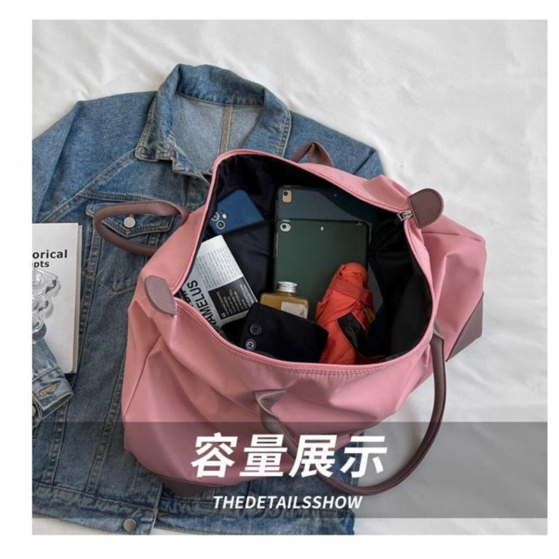 Short-distance travel bag, women's lightweight luggage bag, large-capacity sports and fitness portable extra-large maternity storage bag, strong and durable