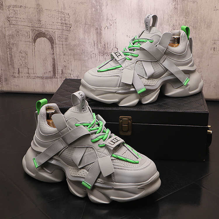 老爹鞋男士2025年新款秋季ins超火厚底松糕跟增高运动休闲跑步鞋,淘宝优惠券,粉丝福利购,淘宝优惠卷
