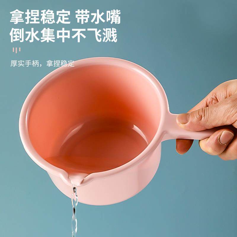 加厚水瓢大号长柄加深浇菜水舀厨房摔不坏面瓢可悬挂家用塑料水勺,淘宝优惠券,粉丝福利购,淘宝优惠卷