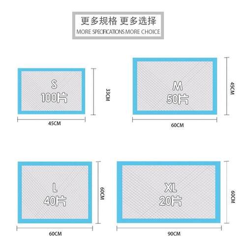 Puppy Pet Pads Dog wee Pee Pad training pad thick waterproof - 图1