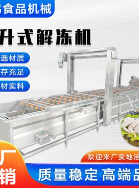 提升式鲅冻盘解冻机鸡鸭头恒温解鱼冻设199备商毛用肚翅浸泡清洗