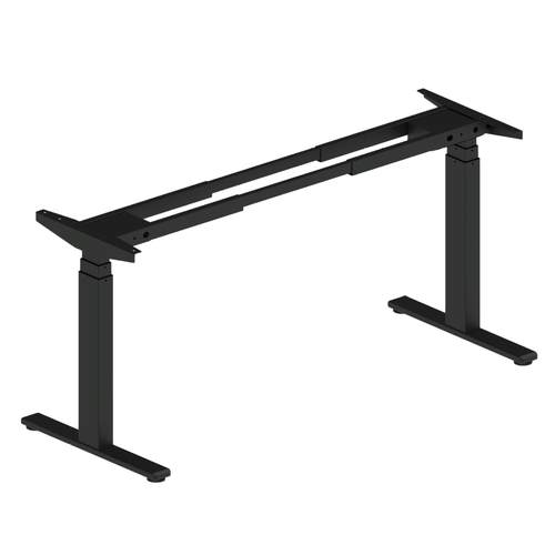 四立柱双横梁两节三节单电机双电机新款智能电动升降桌腿脚架台脚 - 图1