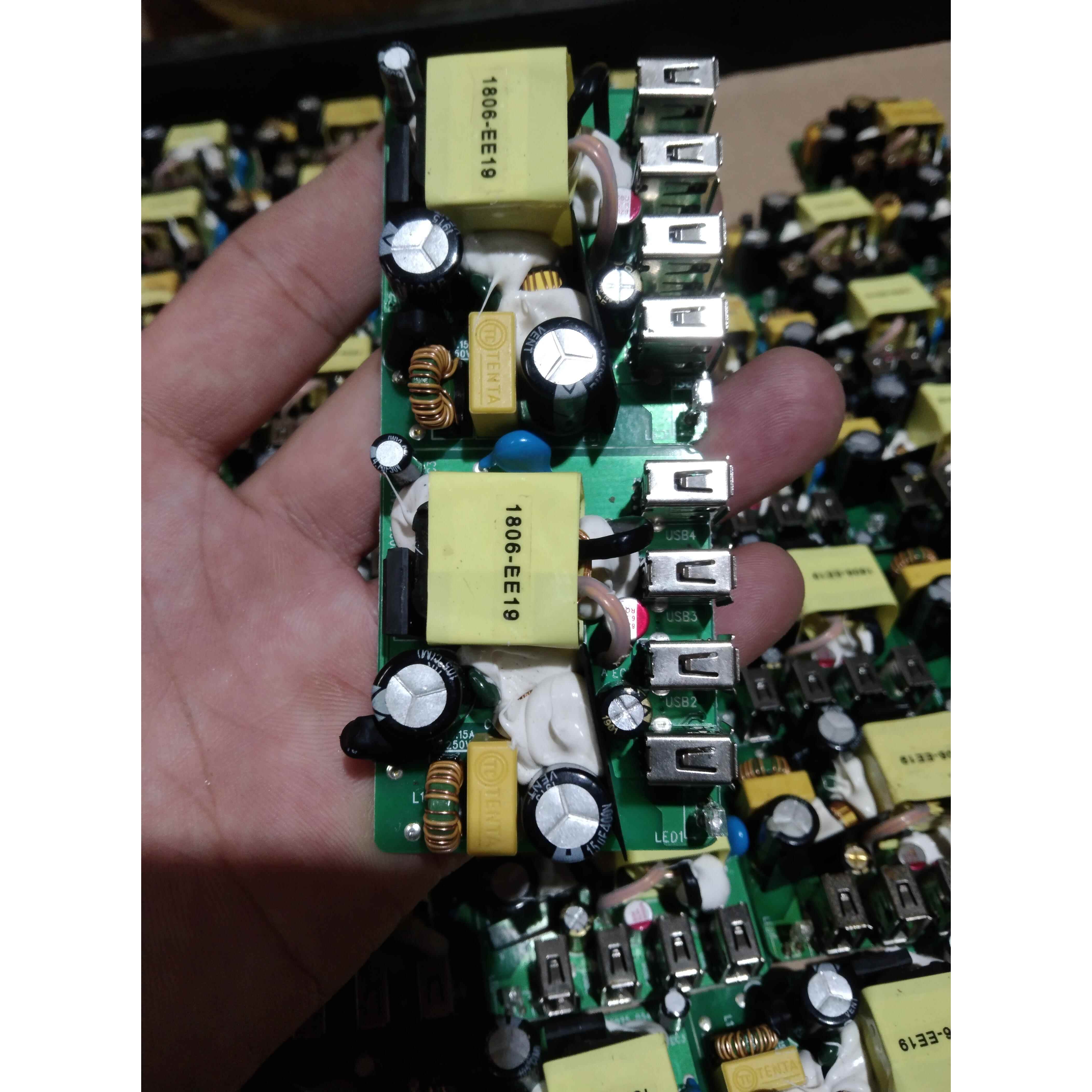 一路4口充电器裸板QC3.0手机电源充电板220v转5v隔离通用模块Dⅰy - 图0