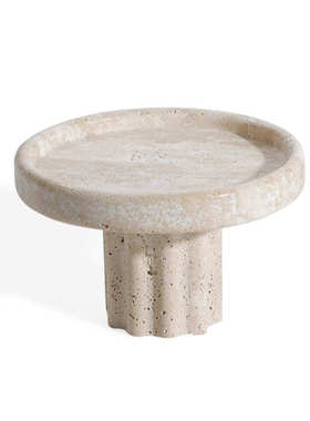 梵茜侘寂风高脚收纳托盘零食品果盘桌面装饰摆件样板间软装摆设