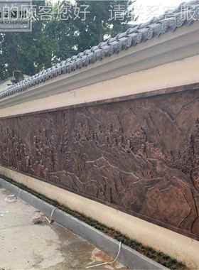 玻璃钢铸雕塑饰造砂岩浮人雕浮雕中式别墅铜庭院装背景78337墙小