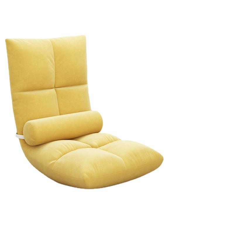 Lazy sofa bed back chair bedroom single girl bay window small sofa folding chair tatami cushion