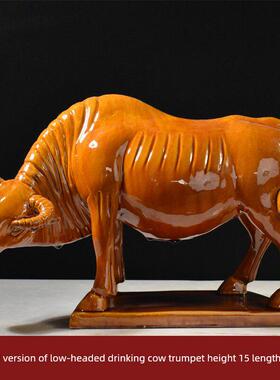 采购产品陶瓷牛饰品，牛水牛，失踪的角落工艺品，风水发财的家庭