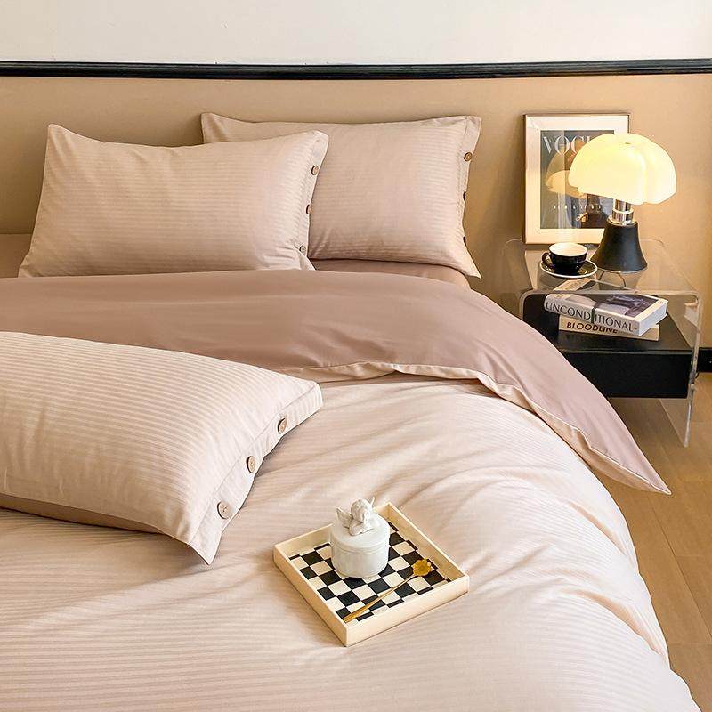 60支长绒棉被套单件秋季提花贡缎纯棉被罩三件套宿舍单人被套,淘宝优惠券,粉丝福利购,淘宝优惠卷