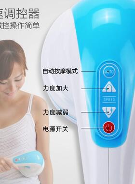 正品康L朗K8按096强力按-摩机震动摩器腹部振动按摩仪手持推拿电